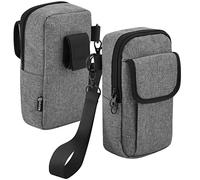 CaSZLUTION Travel Belt Case for DJI Osmo 6 / OM 5 / OM 4 SE, Portable Storage Bag with Belt Keeper and Hand Strap Fits DJI Osmo Mobile 6 Smartphone Gimbal Stabilizer and Accessories