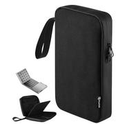 CaSZLUTION Travel Case Compatible with ProtoArc XK01 Full-Size Foldable Bluetooth Keyboard, Keyboard Storage Bag with Mesh Pouch for Folding Wireless Portable Keyboard and Accessories (Case Only)