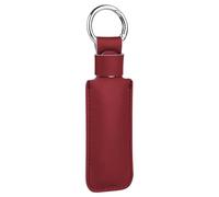 CaSZLUTION USB Case - Dark Red, Microfiber Leather, Portable Storage, Data Protection, Gift Giving