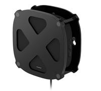 CaSZLUTION Wall and Under Desk Mount for HP USB-C Dock G5, Acrylic Docking Station Mounting Holder Compatible with HP USB-C Dock G5, for HP USB-C/A Universal Dock G2 (Black Holder Only)