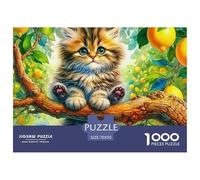 Cat 1000 Jigsaw for Adults Puzzles Beautiful Decoration Puzzle Colourful Challenging Pet Cats And Dogs Brainteasing Adults Jigsaw Puzzle 70x50cm/1000pcs Educational Games