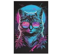Cat 1000 Piece Wooden Jigsaw Puzzles for Adults Puzzle Learning Educational Toys Family Games for Kids Jigsaws 78×53cm