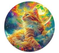Cat 1000 Pieces Jigsaw Puzzles For Adults Educational Games Stress Relieving Entertainment Cultivate The Spirit of Teamwork for Men, Women, Elders, Seniors 1000pcs (67.5x67.5cm)