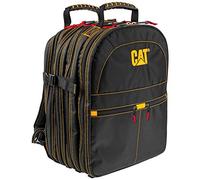 CAT 17-Inch Pro Tool Back Pack, 51 Pockets for Tool Storage and Organization, Premium 1680D Water-Resistant Polyester Weave, Padded Shoulder and Waist Support - 240052