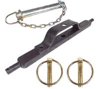 Cat 2 Bridge Type Drawbar 750mm & Drop Pins Replacement for John Deere David Brown Tractor