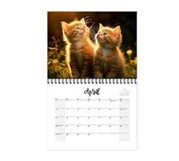 Cat 2025 Wall Calendar Funny Cat Calendar 2025 2025 Wall Calendar Month To View 21X28cm Adorable Cat Calendar For Cat Lovers
