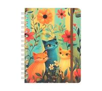 Cat 2026 Planner - 6.1x8.46 Inch Notebook | 140 Pages Academic and Personal Organizer for Students, Teachers, Family, Kids, College, School, and Work Scheduling