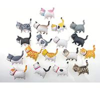 Cat 3D Refrigerator Magnet,Cute Magnet Set,Fridge Magnet for Whiteboard,Map,Home Decoration,Random 9 Fat Kitten