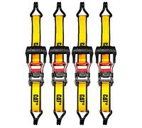 Cat 4 Piece Ratchet Tie Down Set with Soft Loops - 16 Feet x 1-1/4 Inches (1000/3000) - 980096N