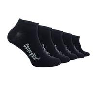 CAT Men's Cotton Rich Trainer Work Socks - 5 Pack, Black 9-11