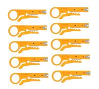 CAT 5e Wire Stripper Crimper Pliers, 10Pcs Multi Purpose Cable Stripping Tool, with UTP/STP Data Cable Strip, CAT 6 Data Lines for Punching Holes, for Modular Connector