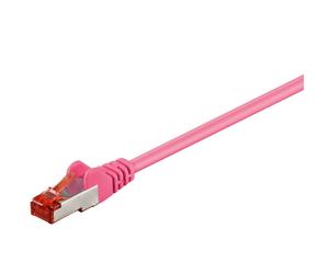 CAT 6 Interconnect Cable, S/FTP (PiMF), Magenta Cable 93441