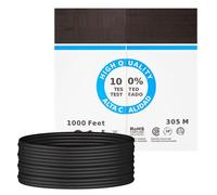 CAT.6 UTP Rigid UTP Network Cable AWG24 for outdoor use. 1000 ft (305m) length, ideal for robust, durable installations. Ensures high speed and reliability in network connections.