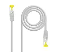Cat.6A SFTP LSZH Patch Cable - AWG26 Gauge - 7m Length - Ideal for High Speed Connections and Protection Against Interferences.