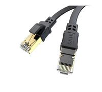 CAT 8 Ethernet Cable 40Gbps 2000MHz RJ45 Network Lan Jumper Flat 10m 15m 20m 30m 50 ft 100feet for modem router PS 5/4(10m)