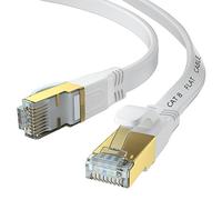 Cat 8 Ethernet Cable 5M, Outdoor&Indoor High Speed Heavy Duty Network LAN Internet Cable,SFTP Gold Plated RJ45 40Gbps 2000Mhz Patch Cord, for Router/Gaming,Faster Than Cat7/Cat6/Cat5(White, 5M)