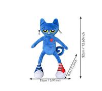 (Cat A) Cat Pete The Hand Puppet Plush Toy Soft Stuffed Animal Doll Cartoon Gift Kids