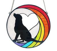 Cat Acrylic Pendant Window Dangle Decor Pet Themed Pet Lost | Cat Memorial Ornament Memorial Acrylic Pendant Pet Lost Cat Lover Sympathy Bereavement for Room Window Gardens D
