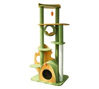 Cat Activity Centre Cat climbing frame, cat nest, tree, one, tower, scratching pillar, large jumping platform, Tongtian column