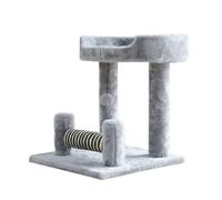 Cat Activity Centre Cat Climbing Frame, Small Multi-function, Double-layer Platform, Cuddling Stick, Sisal Hemp Grabbing Pole