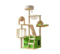 Cat Activity Centre Cat Tree 143 cm Medium Tower Climber Stand Playhouse for Indoor Cats