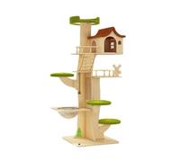 Cat Activity Centre Multi-Level Cat Tower for Indoor Cats, Condo with Top Perch