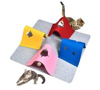 Cat Activity Mat 4-in-1 Tunnel Kitten Mat