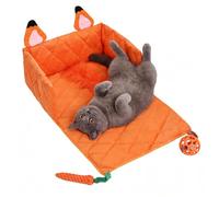 Cat Activity Mat - Interactive Funny Anti-Slip Crinkle Paper Mat - Sofa Dog Bed | Travel Beach Park Yard Bedroom Garden Indoor Outdoor Family Time