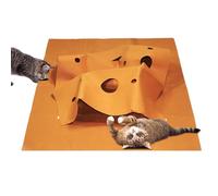 Cat Activity Play Area-Soft-Soft, Foldable Design | Interactive Play Pad, Sensory Tip, Scratch Material, Relaxation Zone for Living Cats of All Ages