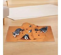 Cat Activity Play Mat, Fun Interactive Pet Rug, 120x90cm, Interact-ive Cat Toys For Indoor Cats, Interactive Pet R-ug, Easy To Clean, For Cats & Kittens