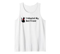 Cat Adoption, I Adopted My Best Friend,for Rescue Cat Lovers Tank Top
