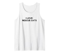 Cat Adoption, I Love My Rescue Cat Tank Top