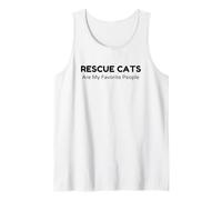 Cat Adoption, Rescue Cats are My Favorite People Tank Top