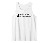 Cat Adoption, Rescue Cats are My Favorite People Tank Top