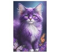 Cat Adults Wooden Jigsaw Puzzle, for Kids Wooden Puzzles Toys Family Game Play,Brain Training 1000 Piece （78×53cm）