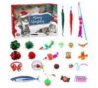 Cat Advent Calendar 2024, Interactive Countdown Calendar with Teaser Toys for Cats