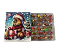 Cat Advent Calendars 2025, 24 Days Christmas Countdown with 24 Mini 2D Flat Cats Pendants, Kitten Ornaments Advent Calendars, Xmas Tree Holiday Gifts Decor for Cat Lovers Cat Owners (C)