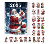 Cat Advent Christmas Calendars 2025, 24 Day Cat Ornaments Christmas Countdowns Calendar, 2D Flat Acrylic Cute Cats Pendants For Cats Lovers Friend Children And Tree Decoration