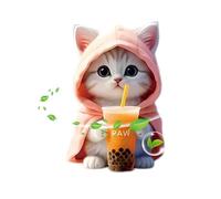 Cat Air Freshener Car Vent, Car Aromatherapy Diffuser, Cute Cat Air Vent Clips, Auto Fragrance Diffuser, Vehicle Interior Accessories for for Women Girls