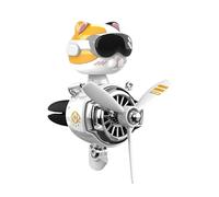 Cat Air Throwener Car - Novety External Neutralizer, Dashboard Charm | Retractable Unit Soft Plush Style, A Subtle Fragrance Release To Eliminate Odors Inside