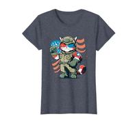 Cat American Soldier Military Pilot US Army T-Shirt