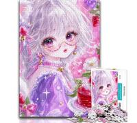Cat And Anime Girl 1000 Pieces Jigsaw Puzzles For Teens And Adults,Educational Toys Is Ideal As A Gift for The Whole Family 50x75cm