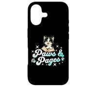 Cat and Book Lover - Paws and Pages Case for iPhone 17