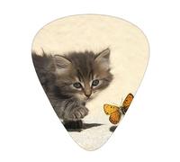 Cat And Butterfly Guitar Paddle 12 Pack Guitar Pickup Suitable For Playing Acoustic Guitars, Electric Guitars, Etc.
