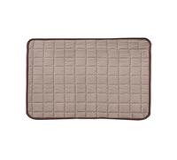 Cat and Dog Cooling Mat, Compact Quilted Ice Silk Summer Bed Pad with Neat Bound Edges, Foldable Crate Kennel Sofa Floor Cover for Indoor Outdoor Travel and Home Use, 45 x 60 cm