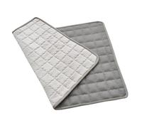Cat and Dog Cooling Mat, Small Reversible Quilted Ice Silk Bed Pad with Bound Edges, Foldable Summer Crate Carrier Sofa Floor Cover for Indoor Outdoor Travel Use, 30 x 40 cm