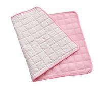 Cat and Dog Cooling Mat, Small Reversible Quilted Ice Silk Bed Pad with Bound Edges, Foldable Summer Crate Carrier Sofa Floor Cover for Indoor Outdoor Travel Use, 30 x 40 cm