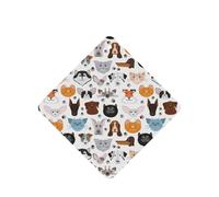 Cat And Dog Faces Bulldog Beagle Labrador Printing 10 Pcs Air Freshener Cards,Car Scented Hanging Sheets Air Freshener Set For Car Decoration
