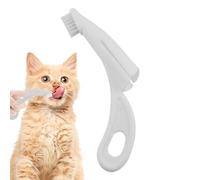 Cat and Dog Finger Toothbrush - Soft Silicone Pet Brush | 6x4cm Finger-Mount Brush with Flexible Bristles, Hygienic Care Tool for Cleaning Teeth, Massaging Gums, and Reducing in Pets