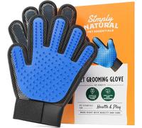 Cat and Dog Grooming Glove, 2 Pack Velcro Cuff Pet Hair & Fur Remover Brush Mitt for Short Medium Long Hair